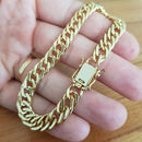 Pulseira Banhada Ouro 18k Lacraia 8mm-20cm