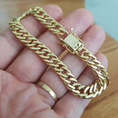 Pulseira Banhada Ouro 18k Lacraia 8mm-20cm